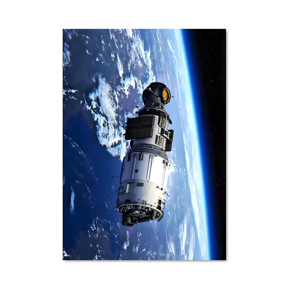 Poster Gps satellite élégant